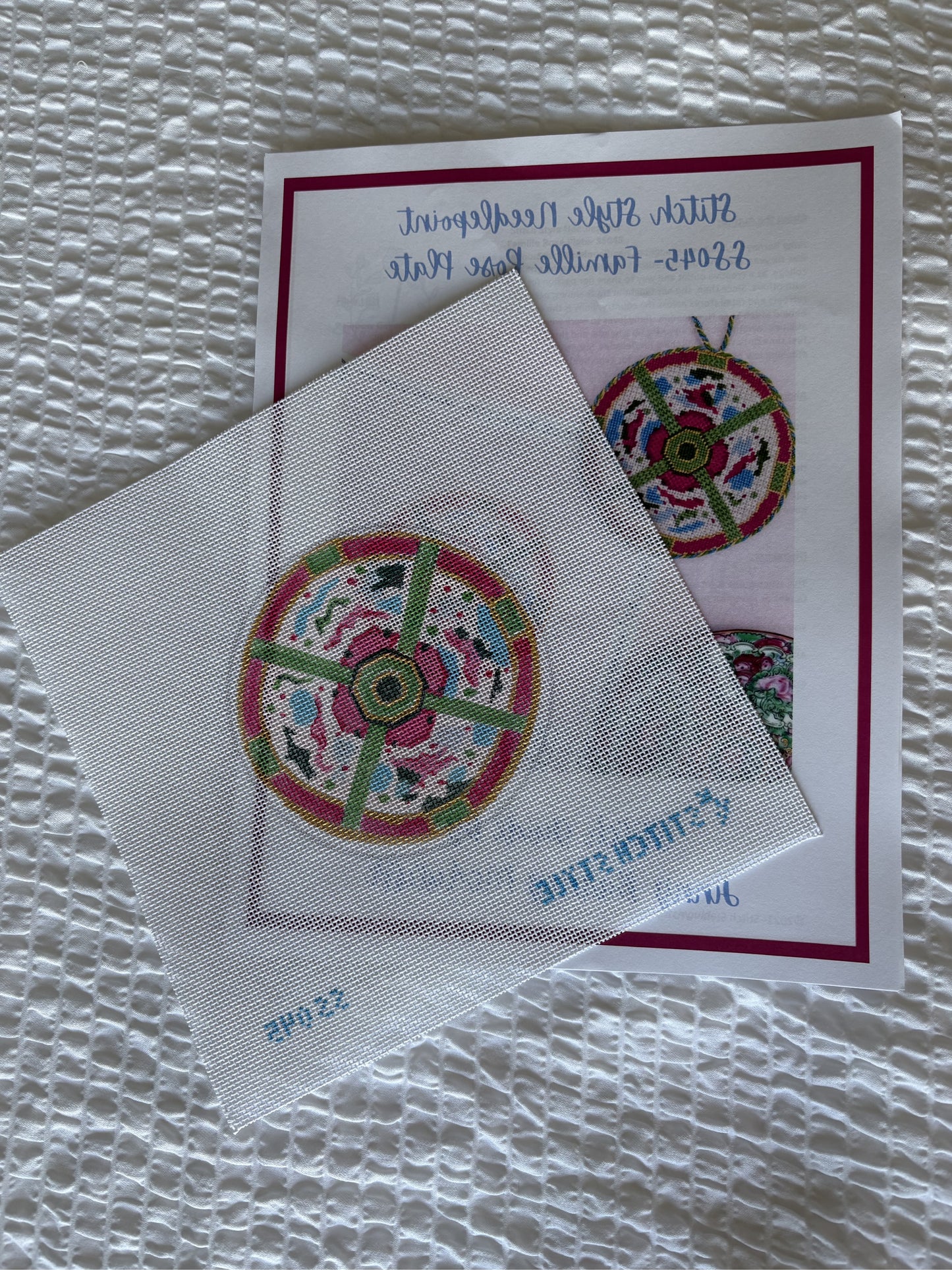 Famille Rose Plate