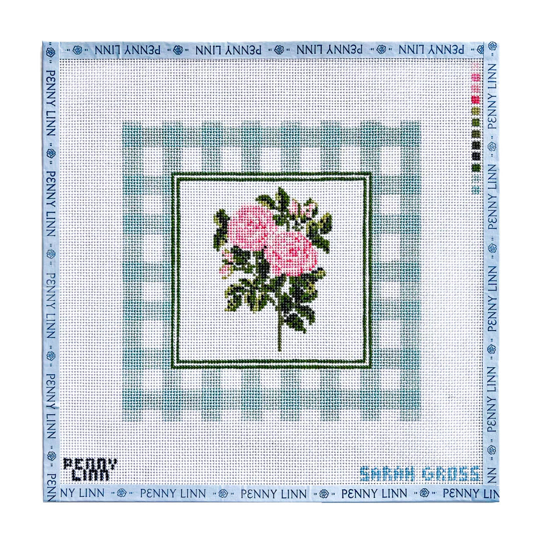 Gingham Botanical - Roses