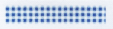 Gingham Key Fob