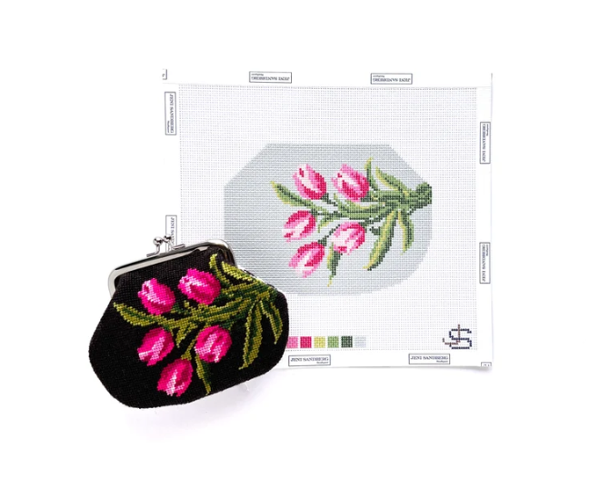 Tulips Kiss Lock Bag