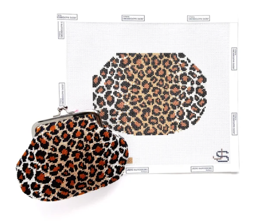 Leopard Kiss Lock Bag