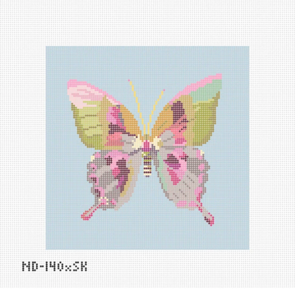 Gold & Green Butterfly