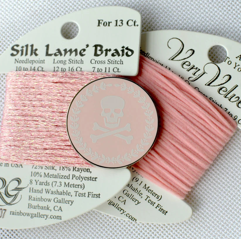 Pink Jolly Roger Needle Minder