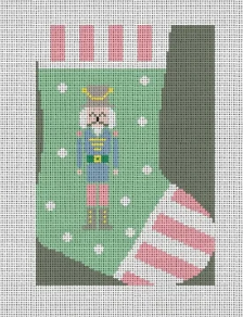 Nutcracker Mini Stocking