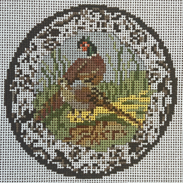 Transferware Pheasant Plate