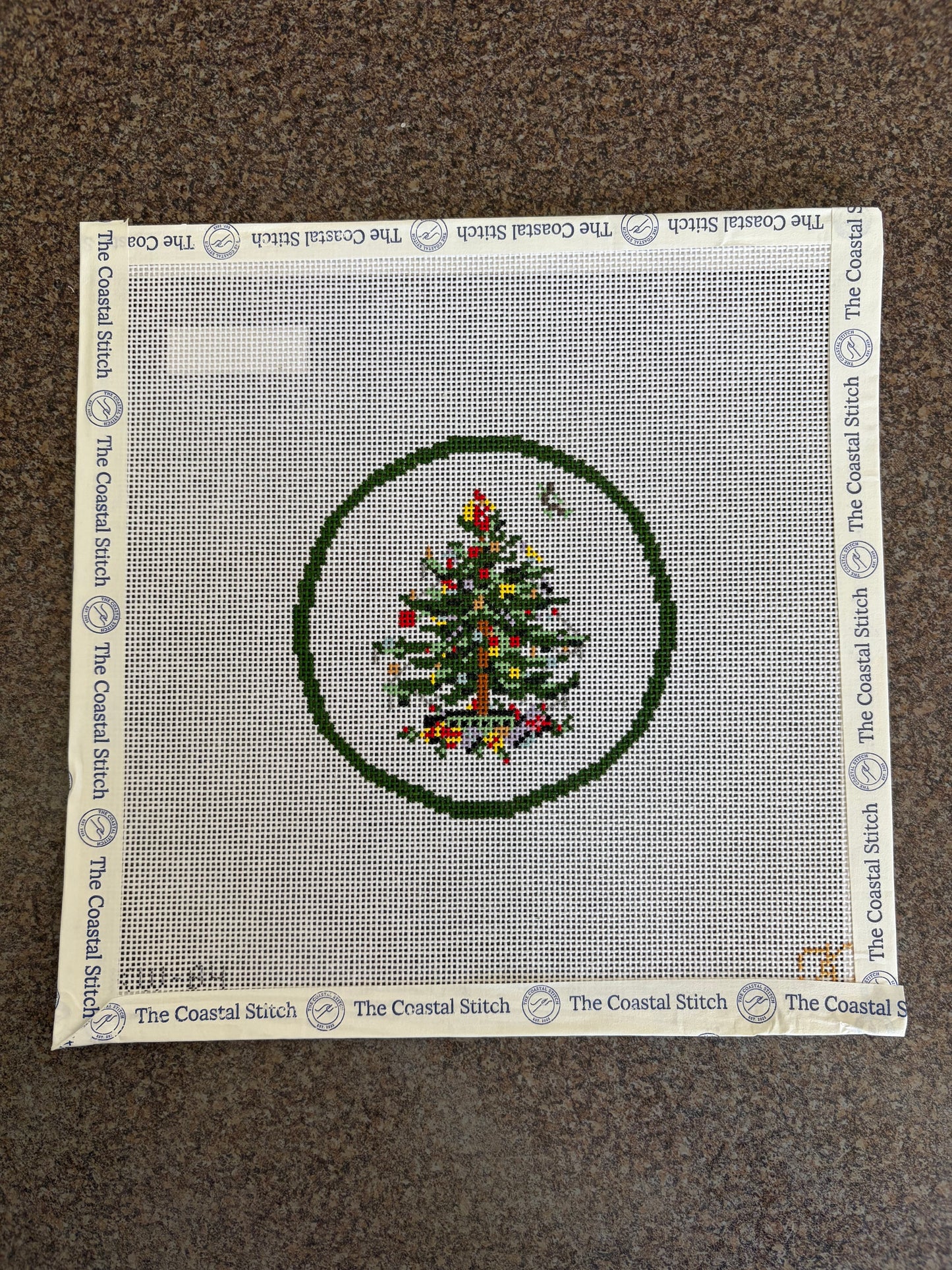 Transferware Christmas Plate