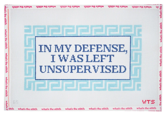 In my defense...