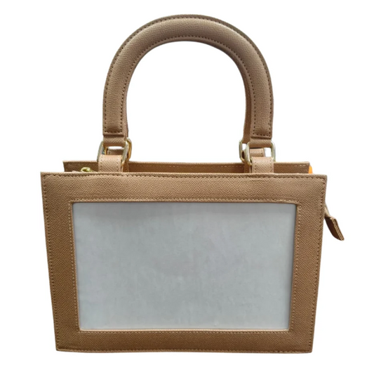Self Finishing Purse in Camel