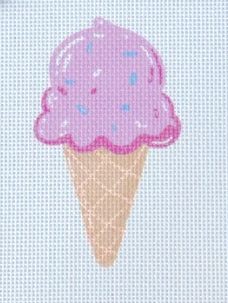 Pink Ice Cream Cone