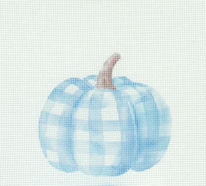 Blue Plaid Pumpkins