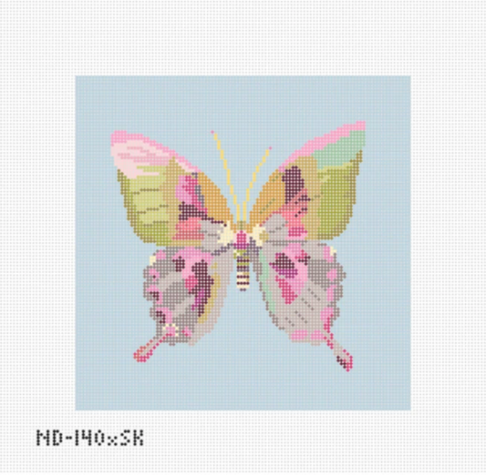 Gold & Green Butterfly