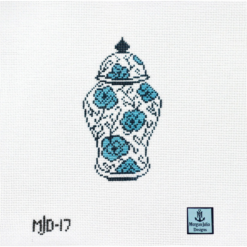 Blue and White Ginger Jar