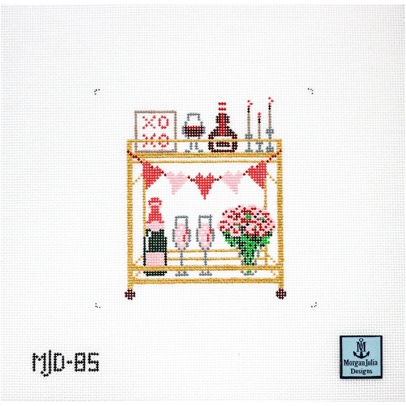 Valentine Day Bar Cart