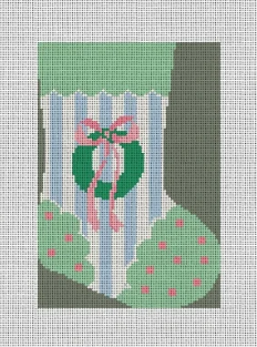 Wreath Mini-Stocking